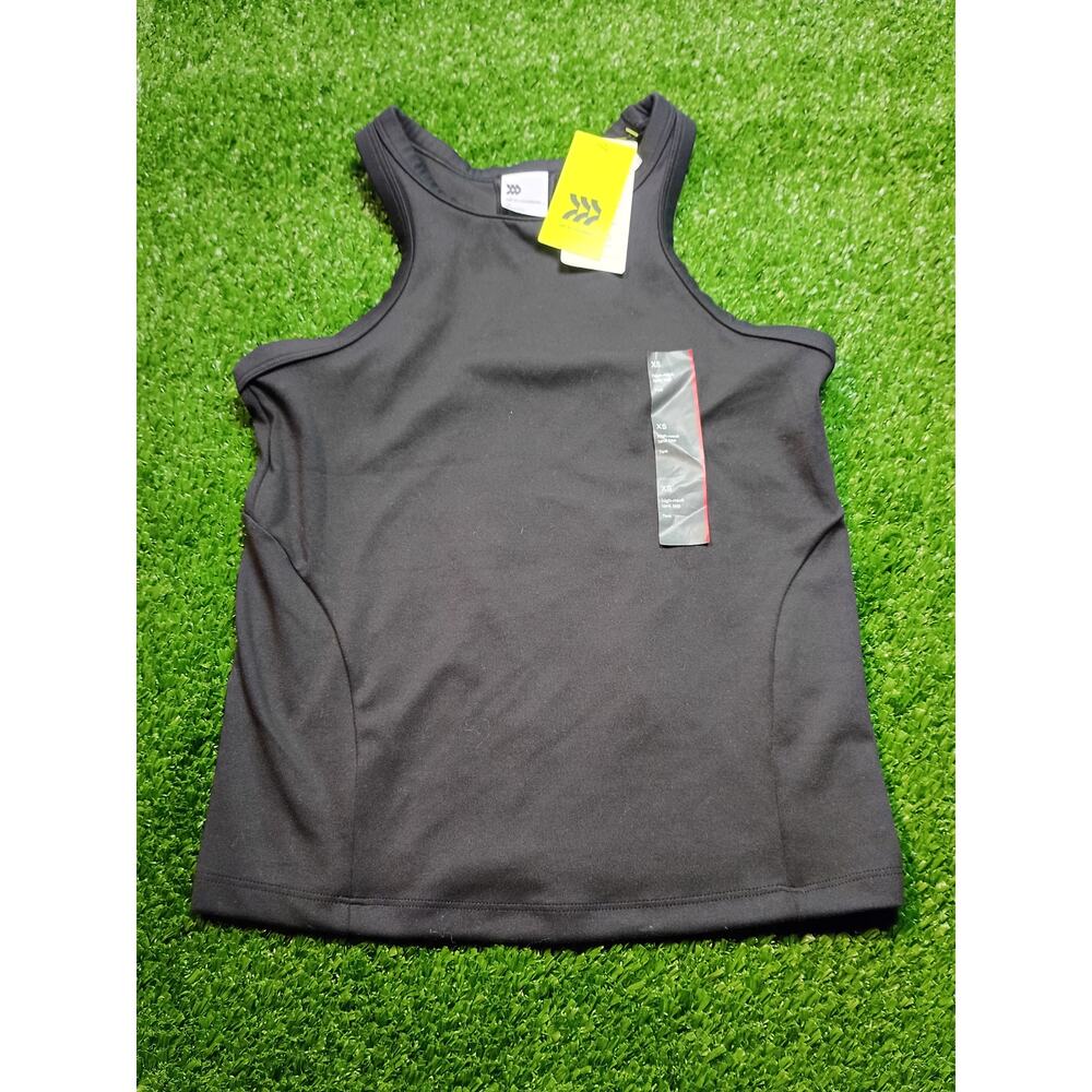 All in Motion Women's High-Neck Tank Top - Black XS NWT